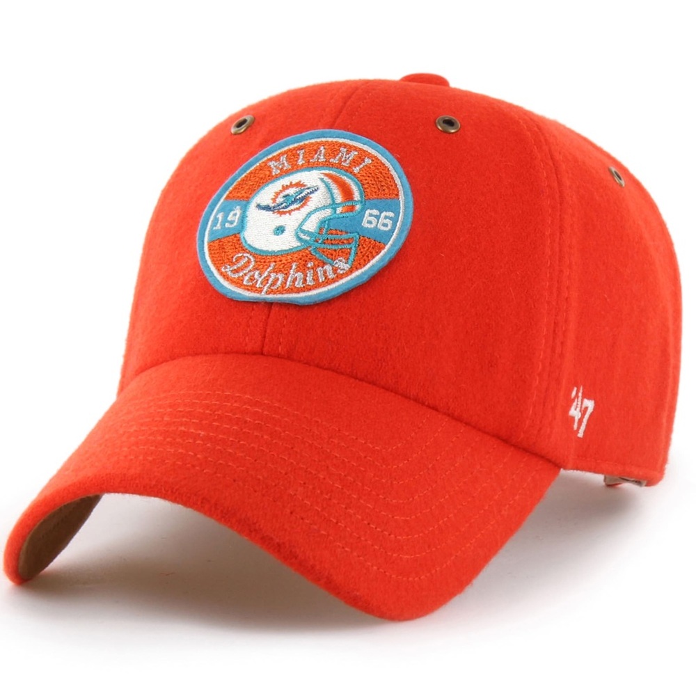 Unisex Miami Dolphins Stoney Clover Lane x '47 Orange Field Goal‎ Adjustable Hat